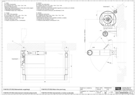 07_FAM150 (P2108) Actionnement motorisé préaccroché