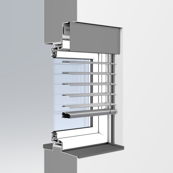 Lamellenstoren - Option Blende