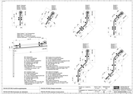 FM150 (P2180) Exemples de réalisation