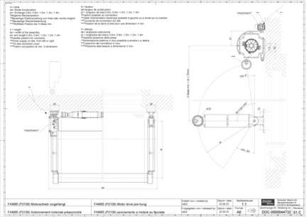 07_FAM95 (P2109) Actionnement motorisé préaccroché