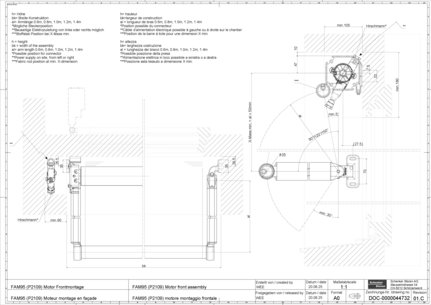 05_FAM95 (P2109) Moteur montage en façade