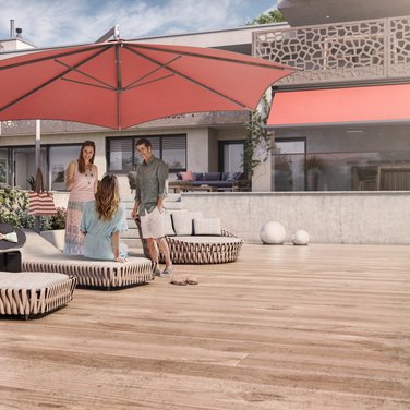 Orientation des terrasses