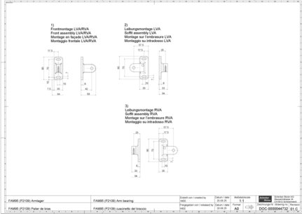 09_FAM95 (P2109) Palier de bras