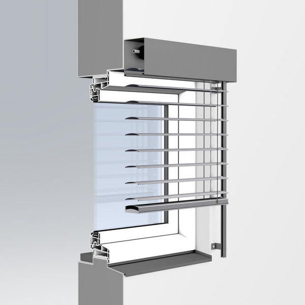 Lamellenstoren - Ausführung Vorbaumontage