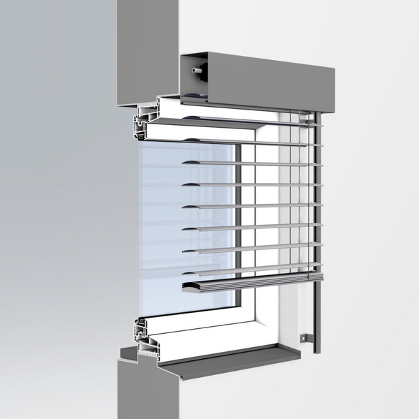 Lamellenstoren - Ausführung Vorbaumontage