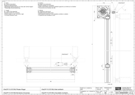 VSeZIP115 (P2158) montants et traverses