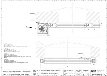 VSeZIP115 (P2158) horizontal avec GZA à l’intérieur